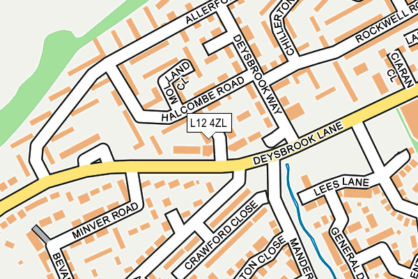 L12 4ZL map - OS OpenMap – Local (Ordnance Survey) L12 4ZL map - OS OpenMap – Local (Ordnance Survey)