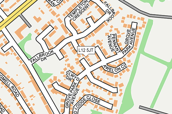 L12 5JT map - OS OpenMap – Local (Ordnance Survey) L12 5JT map - OS OpenMap – Local (Ordnance Survey)