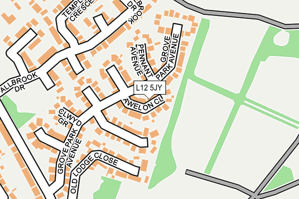 L12 5JY map - OS OpenMap – Local (Ordnance Survey) L12 5JY map - OS OpenMap – Local (Ordnance Survey)