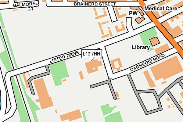 L13 7HH map - OS OpenMap – Local (Ordnance Survey) L13 7HH map - OS OpenMap – Local (Ordnance Survey)
