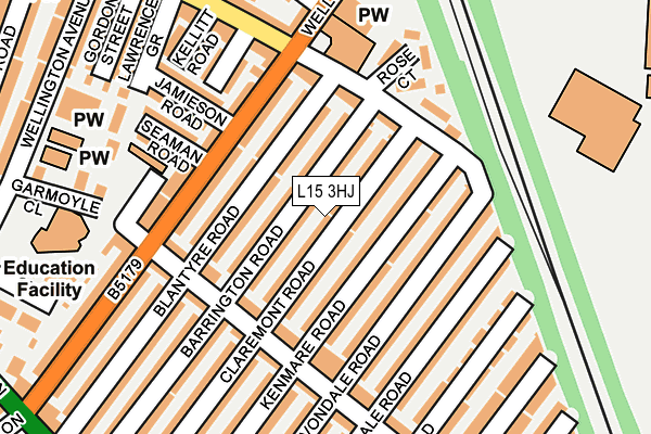 L15 3HJ map - OS OpenMap – Local (Ordnance Survey) L15 3HJ map - OS OpenMap – Local (Ordnance Survey)