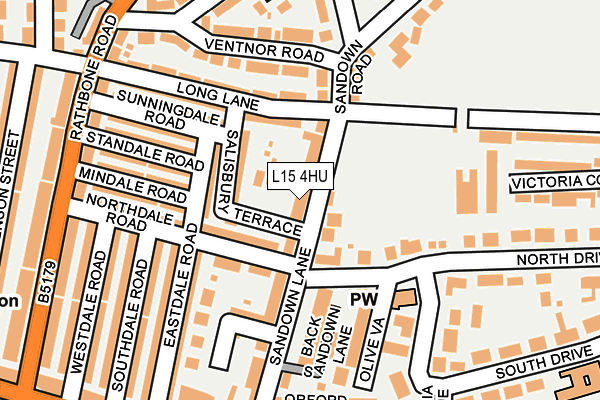 L15 4HU map - OS OpenMap – Local (Ordnance Survey) L15 4HU map - OS OpenMap – Local (Ordnance Survey)