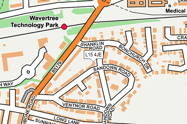 L15 4JE map - OS OpenMap – Local (Ordnance Survey) L15 4JE map - OS OpenMap – Local (Ordnance Survey)