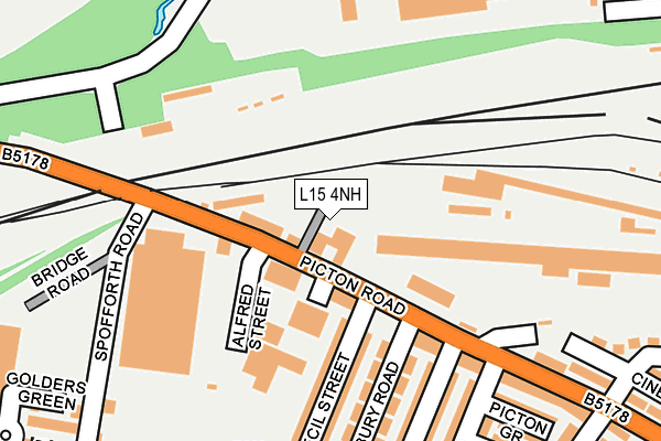 L15 4NH map - OS OpenMap – Local (Ordnance Survey) L15 4NH map - OS OpenMap – Local (Ordnance Survey)