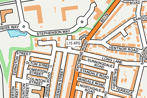 L15 4PG map - OS OpenMap – Local (Ordnance Survey) L15 4PG map - OS OpenMap – Local (Ordnance Survey)
