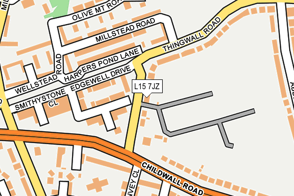 L15 7JZ map - OS OpenMap – Local (Ordnance Survey) L15 7JZ map - OS OpenMap – Local (Ordnance Survey)