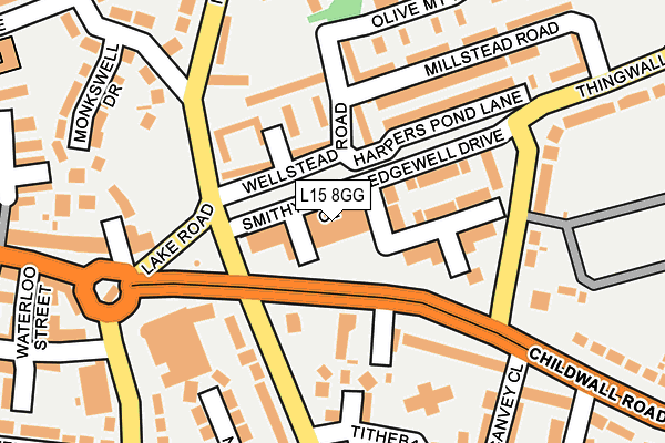 L15 8GG map - OS OpenMap – Local (Ordnance Survey) L15 8GG map - OS OpenMap – Local (Ordnance Survey)