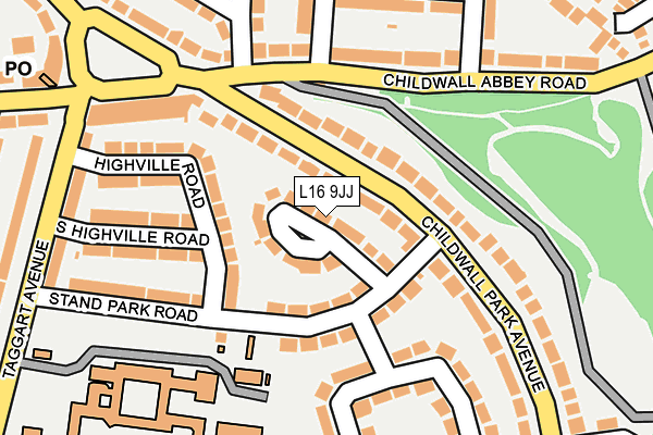 L16 9JJ map - OS OpenMap – Local (Ordnance Survey) L16 9JJ map - OS OpenMap – Local (Ordnance Survey)