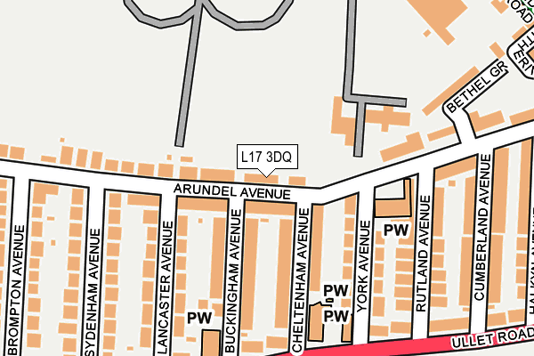 L17 3DQ map - OS OpenMap – Local (Ordnance Survey) L17 3DQ map - OS OpenMap – Local (Ordnance Survey)