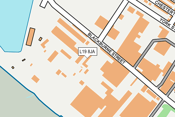 L19 8JA map - OS OpenMap – Local (Ordnance Survey) L19 8JA map - OS OpenMap – Local (Ordnance Survey)