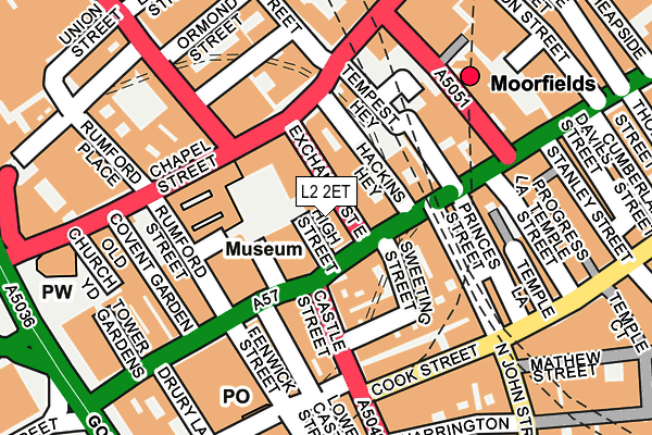 L2 2ET map - OS OpenMap – Local (Ordnance Survey) L2 2ET map - OS OpenMap – Local (Ordnance Survey)