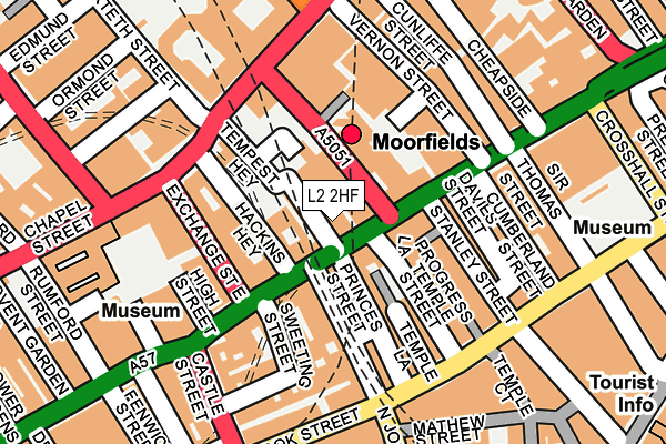 L2 2HF map - OS OpenMap – Local (Ordnance Survey) L2 2HF map - OS OpenMap – Local (Ordnance Survey)