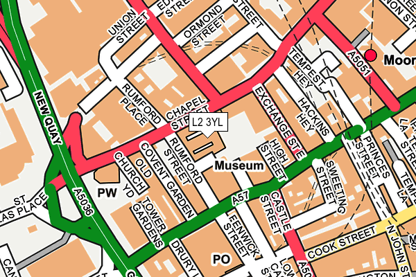 L2 3YL map - OS OpenMap – Local (Ordnance Survey) L2 3YL map - OS OpenMap – Local (Ordnance Survey)