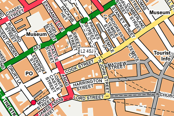 L2 4SJ map - OS OpenMap – Local (Ordnance Survey) L2 4SJ map - OS OpenMap – Local (Ordnance Survey)