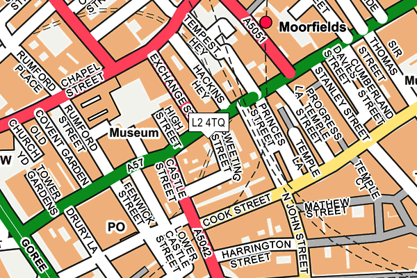 L2 4TQ map - OS OpenMap – Local (Ordnance Survey) L2 4TQ map - OS OpenMap – Local (Ordnance Survey)