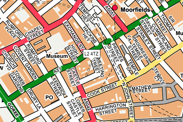 L2 4TZ map - OS OpenMap – Local (Ordnance Survey) L2 4TZ map - OS OpenMap – Local (Ordnance Survey)