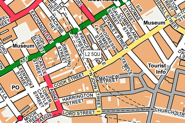 L2 5QU map - OS OpenMap – Local (Ordnance Survey) L2 5QU map - OS OpenMap – Local (Ordnance Survey)
