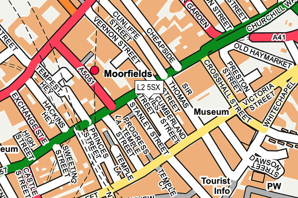 L2 5SX map - OS OpenMap – Local (Ordnance Survey) L2 5SX map - OS OpenMap – Local (Ordnance Survey)