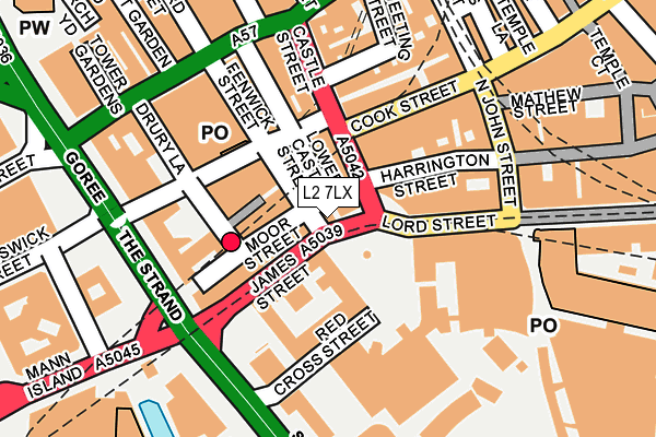L2 7LX map - OS OpenMap – Local (Ordnance Survey) L2 7LX map - OS OpenMap – Local (Ordnance Survey)