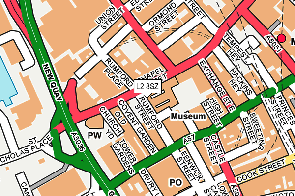 L2 8SZ map - OS OpenMap – Local (Ordnance Survey) L2 8SZ map - OS OpenMap – Local (Ordnance Survey)