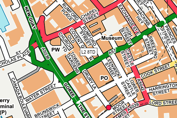 L2 8TD map - OS OpenMap – Local (Ordnance Survey) L2 8TD map - OS OpenMap – Local (Ordnance Survey)