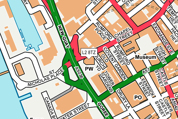 L2 8TZ map - OS OpenMap – Local (Ordnance Survey) L2 8TZ map - OS OpenMap – Local (Ordnance Survey)