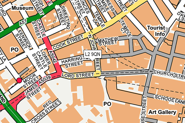 L2 9QN map - OS OpenMap – Local (Ordnance Survey) L2 9QN map - OS OpenMap – Local (Ordnance Survey)