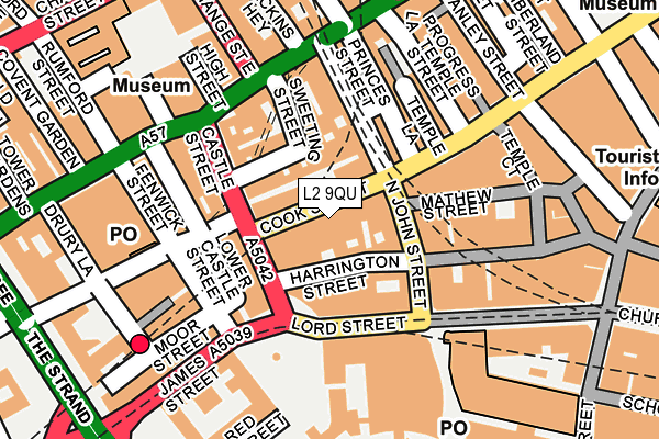 L2 9QU map - OS OpenMap – Local (Ordnance Survey) L2 9QU map - OS OpenMap – Local (Ordnance Survey)