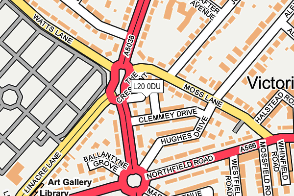 L20 0DU map - OS OpenMap – Local (Ordnance Survey) L20 0DU map - OS OpenMap – Local (Ordnance Survey)