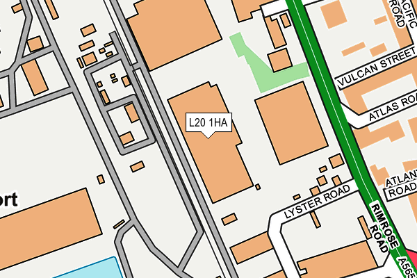 L20 1HA map - OS OpenMap – Local (Ordnance Survey) L20 1HA map - OS OpenMap – Local (Ordnance Survey)