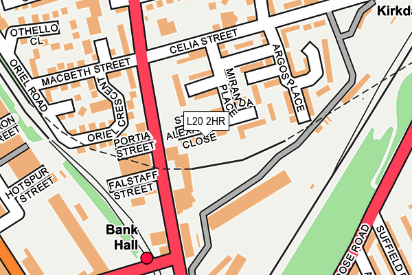 L20 2HR map - OS OpenMap – Local (Ordnance Survey) L20 2HR map - OS OpenMap – Local (Ordnance Survey)