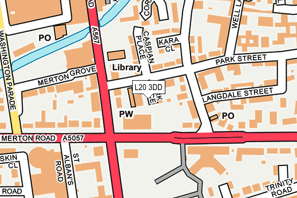 L20 3DD map - OS OpenMap – Local (Ordnance Survey) L20 3DD map - OS OpenMap – Local (Ordnance Survey)