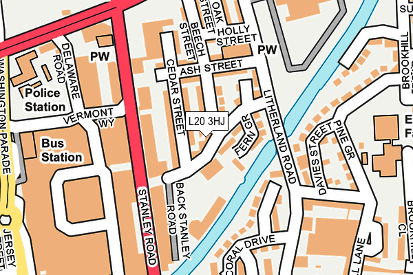 L20 3HJ map - OS OpenMap – Local (Ordnance Survey) L20 3HJ map - OS OpenMap – Local (Ordnance Survey)