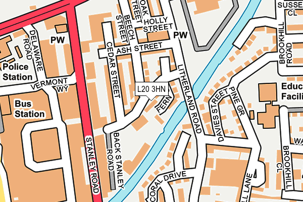 L20 3HN map - OS OpenMap – Local (Ordnance Survey) L20 3HN map - OS OpenMap – Local (Ordnance Survey)
