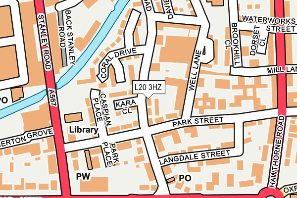 L20 3HZ map - OS OpenMap – Local (Ordnance Survey) L20 3HZ map - OS OpenMap – Local (Ordnance Survey)