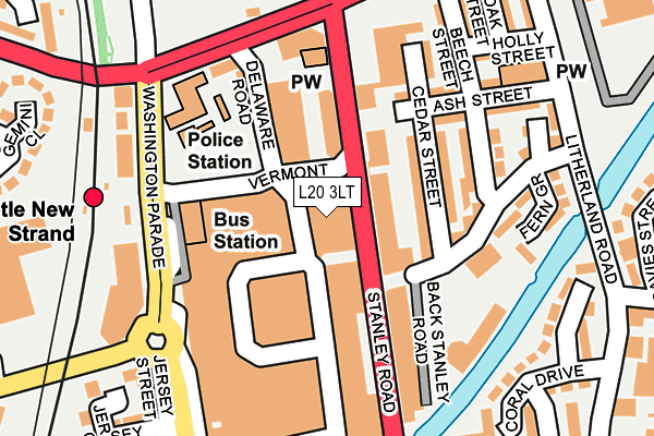L20 3LT map - OS OpenMap – Local (Ordnance Survey) L20 3LT map - OS OpenMap – Local (Ordnance Survey)
