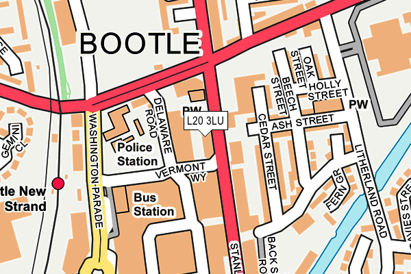 L20 3LU map - OS OpenMap – Local (Ordnance Survey) L20 3LU map - OS OpenMap – Local (Ordnance Survey)