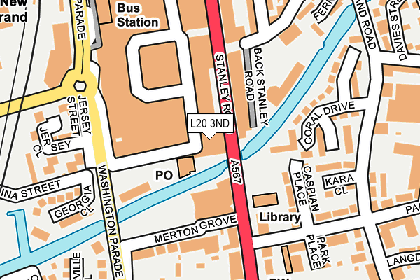 L20 3ND map - OS OpenMap – Local (Ordnance Survey) L20 3ND map - OS OpenMap – Local (Ordnance Survey)
