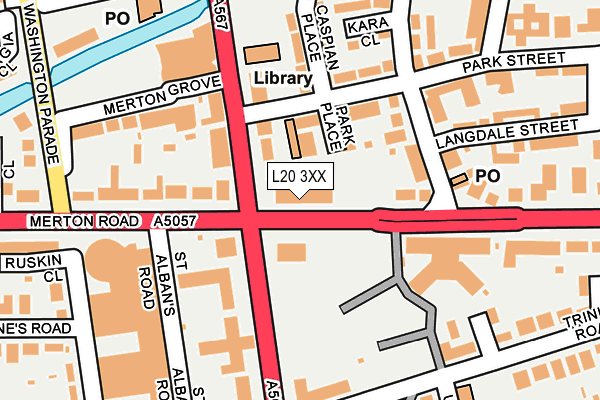 L20 3XX map - OS OpenMap – Local (Ordnance Survey) L20 3XX map - OS OpenMap – Local (Ordnance Survey)