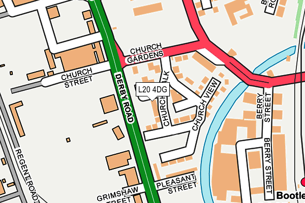 L20 4DG map - OS OpenMap – Local (Ordnance Survey) L20 4DG map - OS OpenMap – Local (Ordnance Survey)