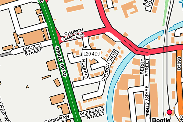 L20 4DJ map - OS OpenMap – Local (Ordnance Survey) L20 4DJ map - OS OpenMap – Local (Ordnance Survey)