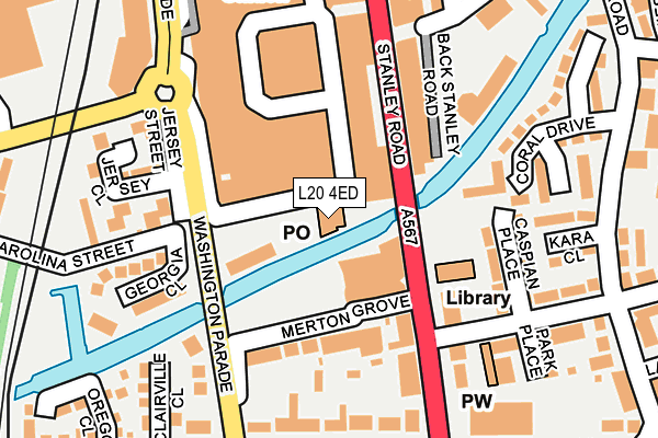 L20 4ED map - OS OpenMap – Local (Ordnance Survey) L20 4ED map - OS OpenMap – Local (Ordnance Survey)