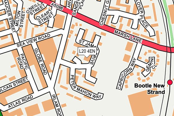 L20 4EN map - OS OpenMap – Local (Ordnance Survey) L20 4EN map - OS OpenMap – Local (Ordnance Survey)