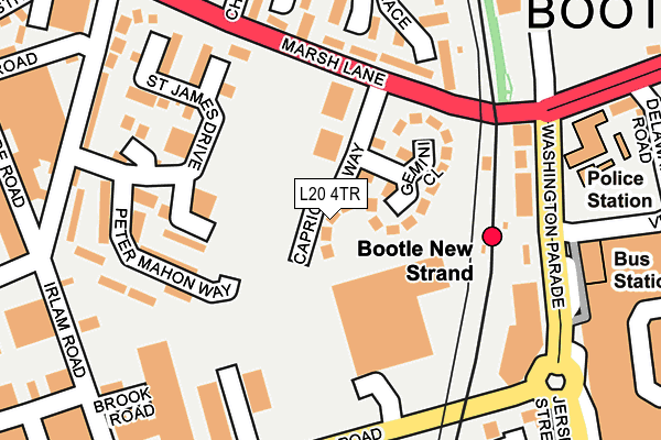 L20 4TR map - OS OpenMap – Local (Ordnance Survey) L20 4TR map - OS OpenMap – Local (Ordnance Survey)