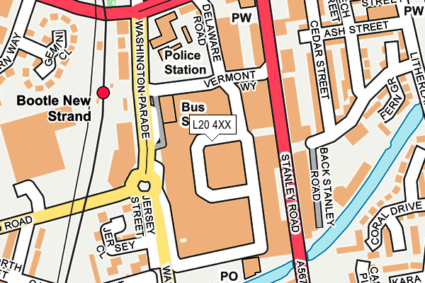 L20 4XX map - OS OpenMap – Local (Ordnance Survey) L20 4XX map - OS OpenMap – Local (Ordnance Survey)