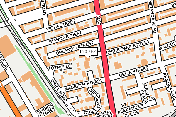 L20 7EZ map - OS OpenMap – Local (Ordnance Survey) L20 7EZ map - OS OpenMap – Local (Ordnance Survey)
