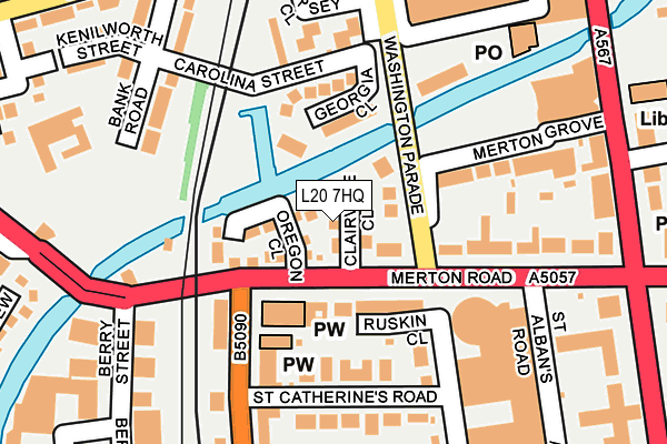 L20 7HQ map - OS OpenMap – Local (Ordnance Survey) L20 7HQ map - OS OpenMap – Local (Ordnance Survey)