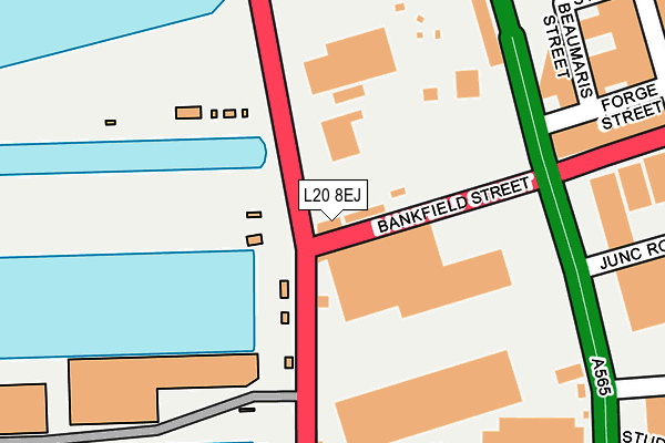 L20 8EJ map - OS OpenMap – Local (Ordnance Survey) L20 8EJ map - OS OpenMap – Local (Ordnance Survey)
