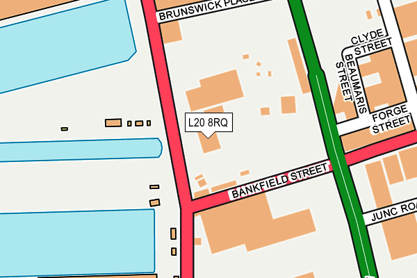 L20 8RQ map - OS OpenMap – Local (Ordnance Survey) L20 8RQ map - OS OpenMap – Local (Ordnance Survey)