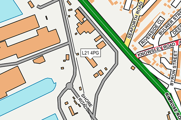 L21 4PG map - OS OpenMap – Local (Ordnance Survey) L21 4PG map - OS OpenMap – Local (Ordnance Survey)